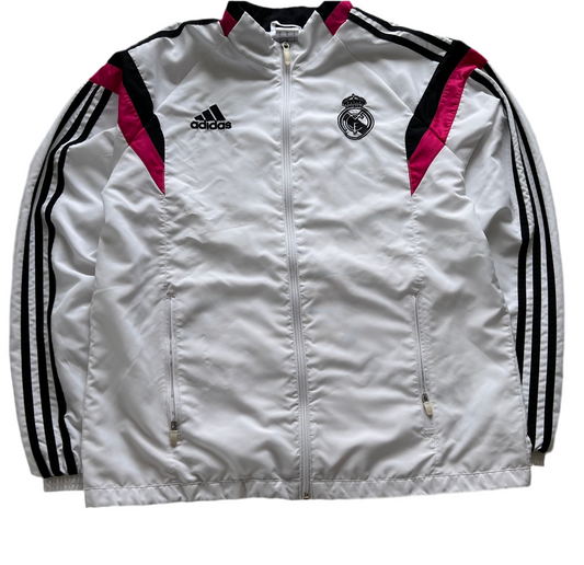 Real Madrid Adidas Trainingsjacke, Trackjacket Vintage (L)