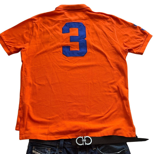 Ralph Lauren Polohemd Big Pony Chief Keef in Orange (L)
