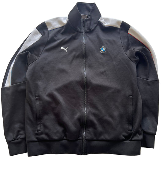 Puma BMW Vintage Pullover, Weiss/Schwarz (L)