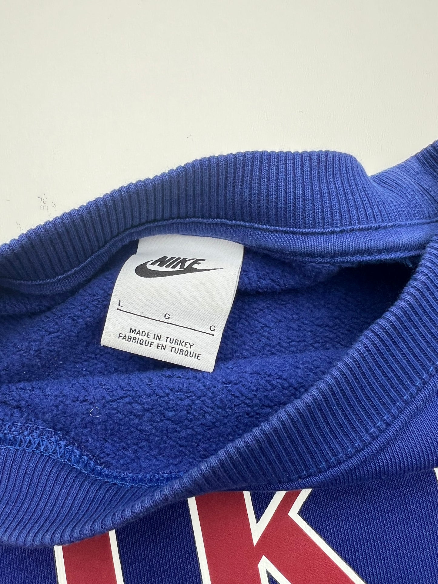 Nike Pullover Sweater Vintage Blau (XL)