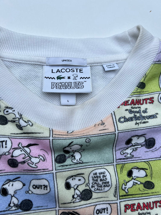 Lacoste Peanuts Pullover Vintage Sweater (L)