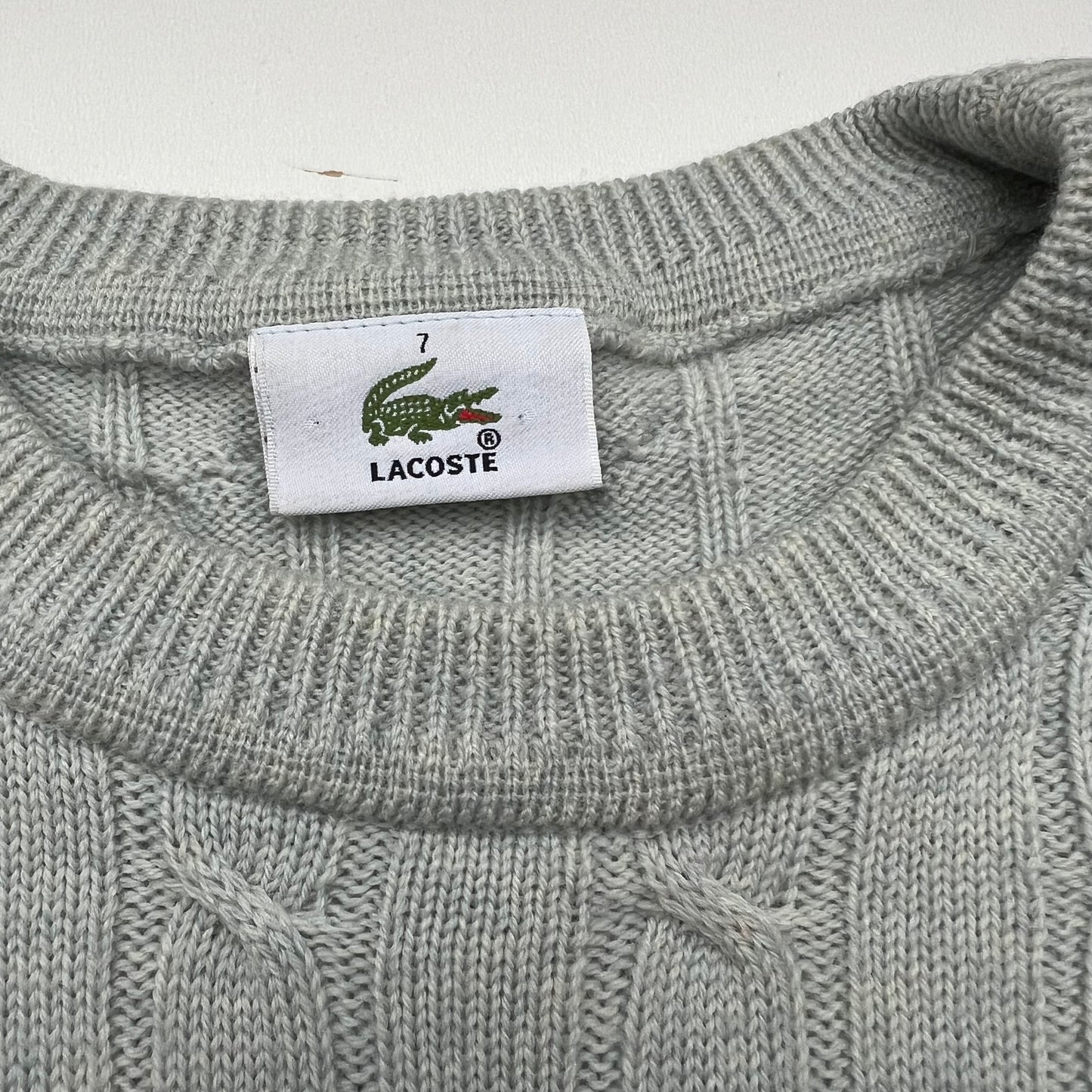 Lacoste Pullover Sweater Knit Vintage (L)