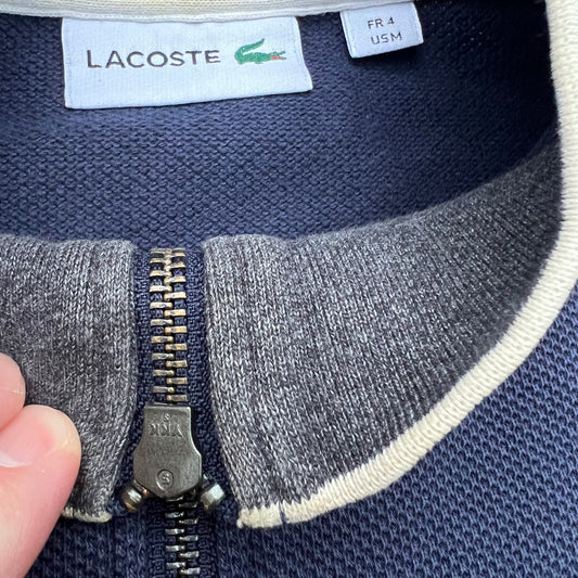 Lacoste Pullover Zipper Vintage blau (M)