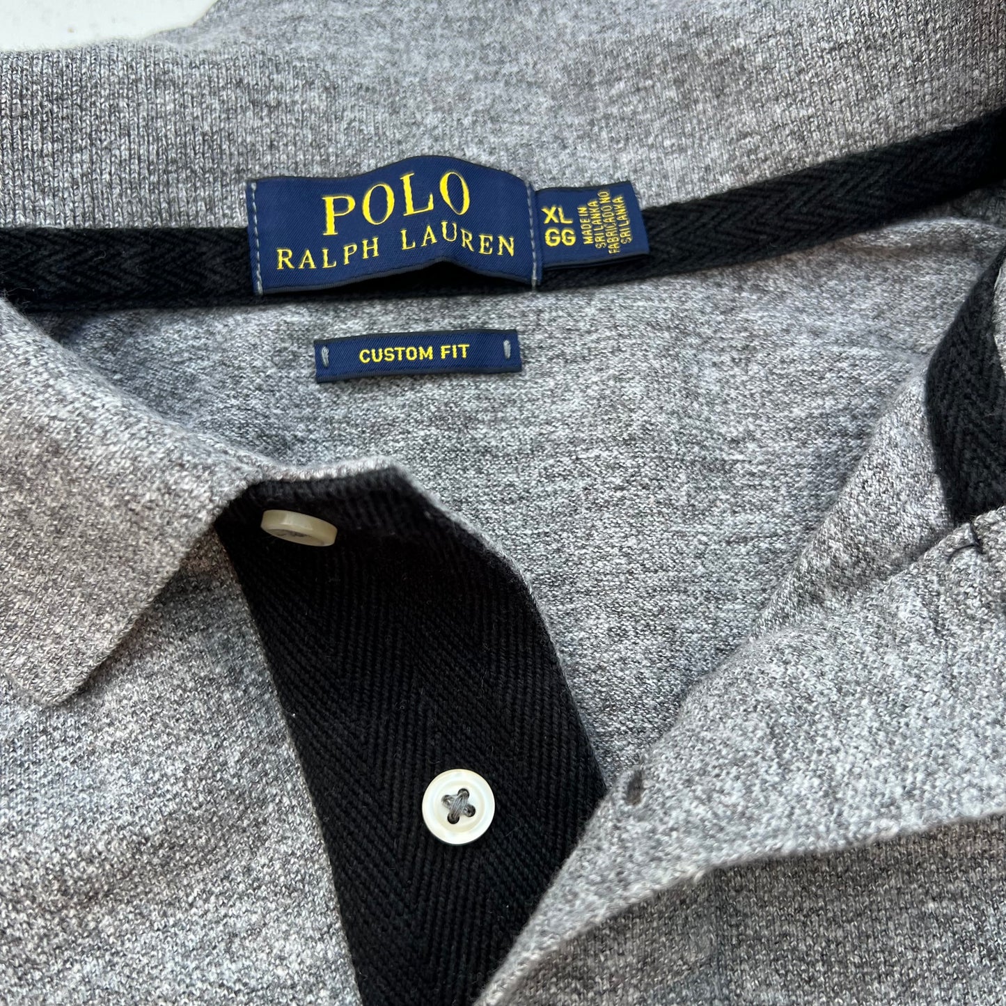 Ralph Lauren Polohemd Longsleeve mit großem Logo/Big Pony Chief (XL)