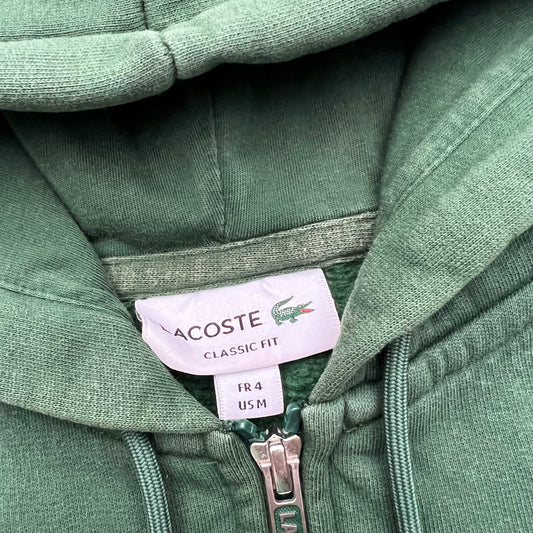 Lacoste Pullover Hoodie Sweater Zipper (M)