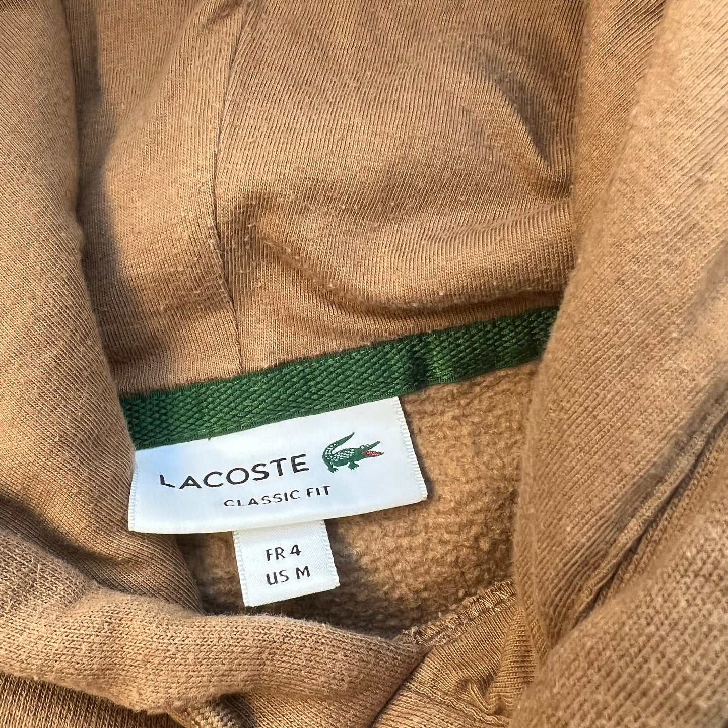 Lacoste Sweater Hoodie in grau (M)