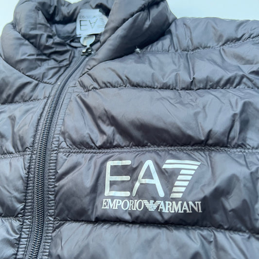 Armani EA7 Puffer Jacke in grau (S)