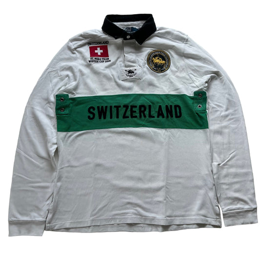 Ralph Lauren Polohemd Longsleeve mit großem Logo/Big Pony Chief (L)