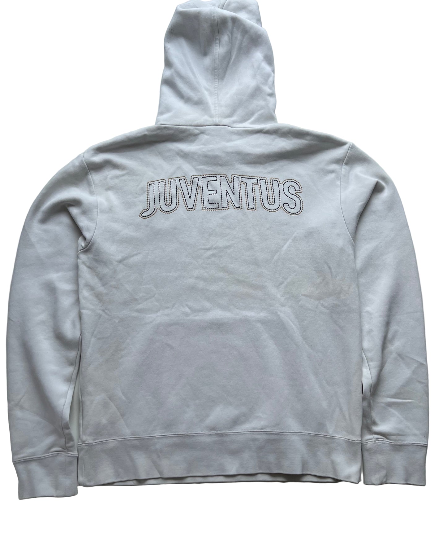 Juventus Nike Pullover Hoodie Vintage Weiss (L)