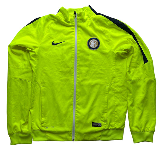Inter Mailand Nike Trainingsjacke, Trackjacket Vintage Gelb (S)