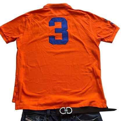 Ralph Lauren Polohemd Big Pony Chief Keef in Orange (L)