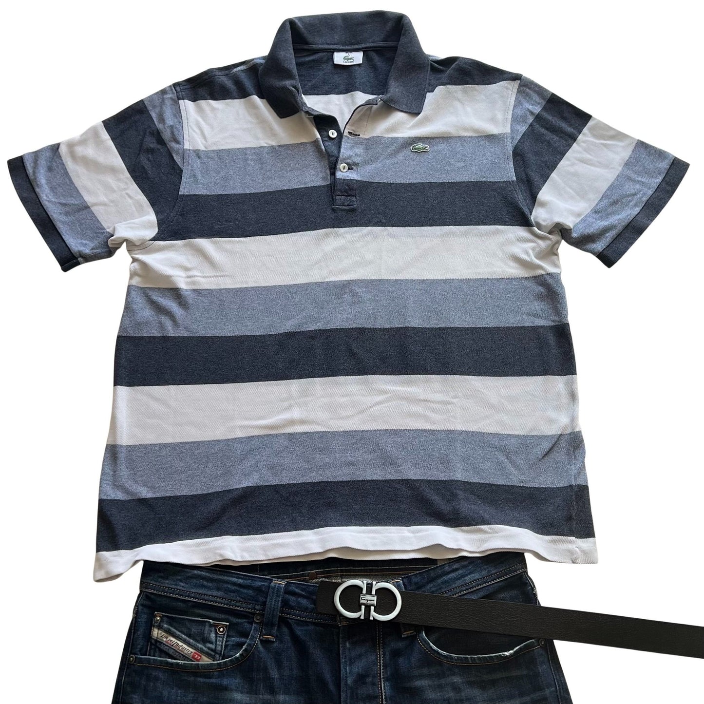 Lacoste Polohemd gestreift (L)