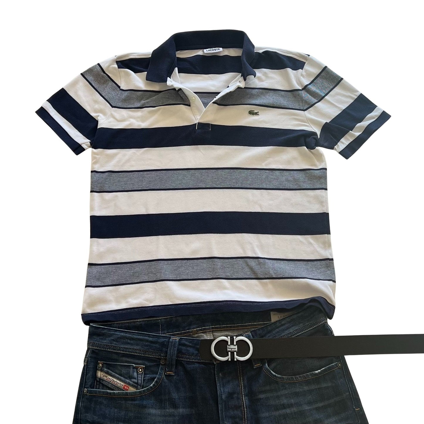 Lacoste Polohemd gestreift (S)