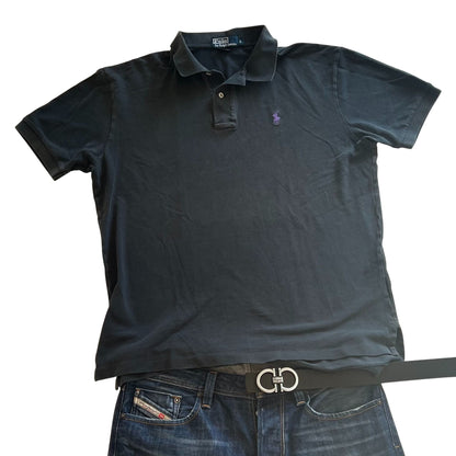 Ralph Lauren Polohemd in schwarz  (L)