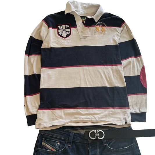 La Martina Polohemd Longsleeve gestreift (M)