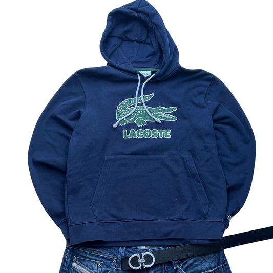 Lacoste Sweater Hoodie in blau  (M)