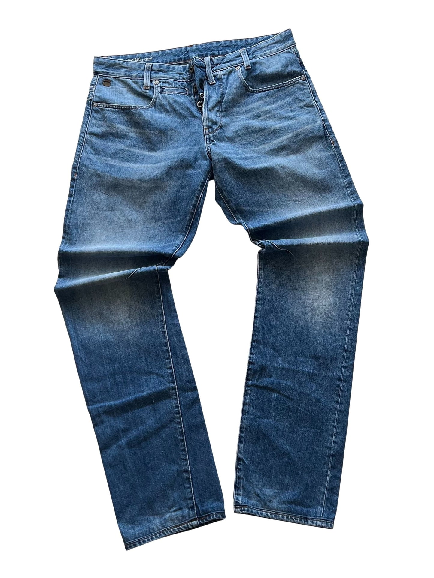 G-Star Jeans  Jeans Vintage Straight Leg in blau 32/36 (L)