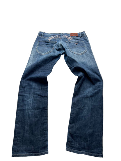 Vintage Emporio Armani Jeans - Straight/Baggy Jeans (34/34) L