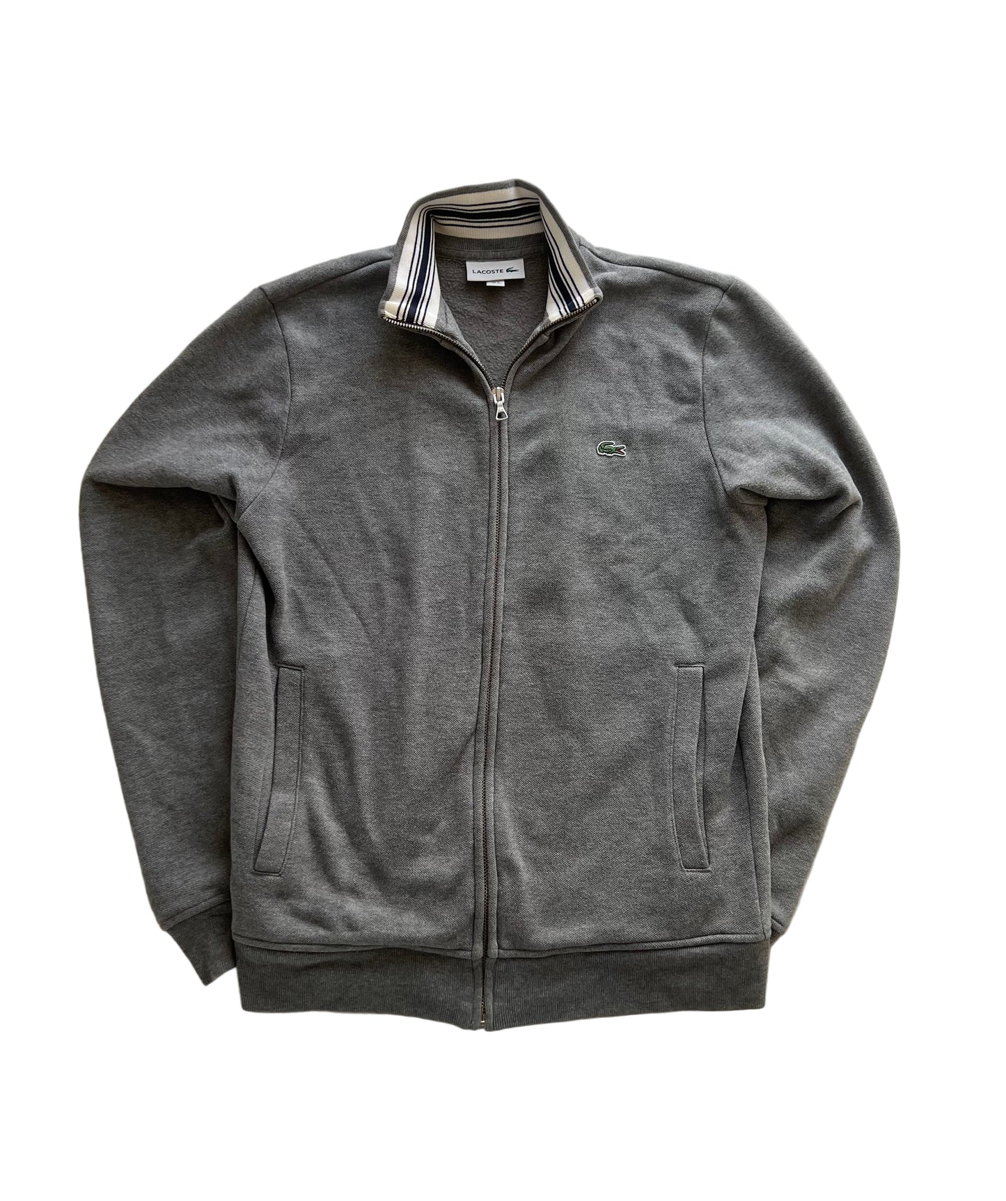 Lacoste Pullover Zipper Vintage grau (XS)