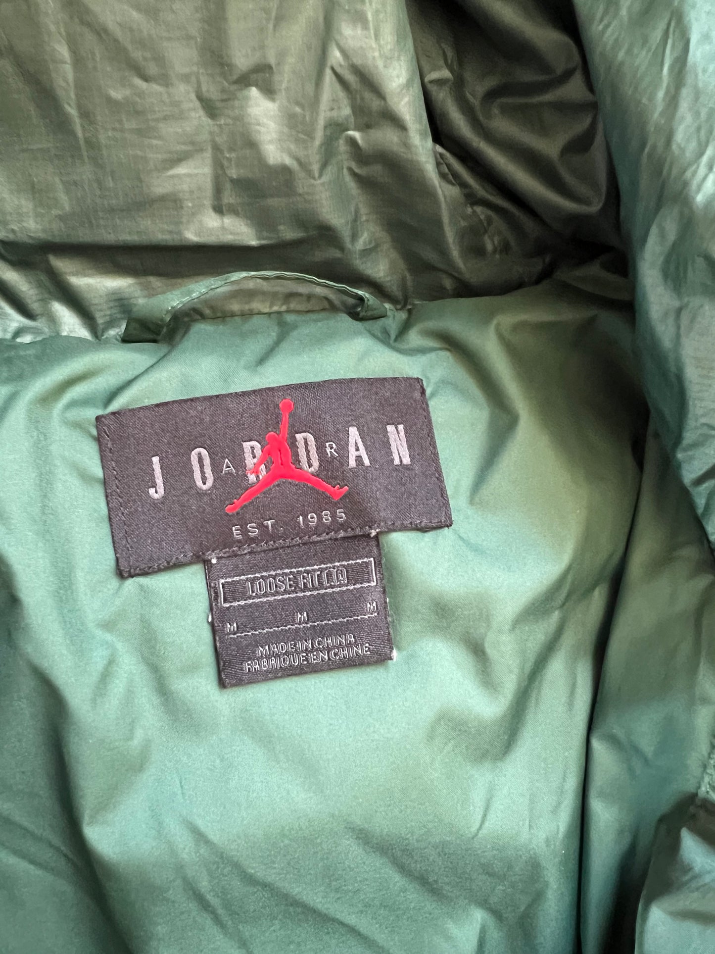 Nike Jordan Winterjacke Mantel mit Daunen Vintage (M)