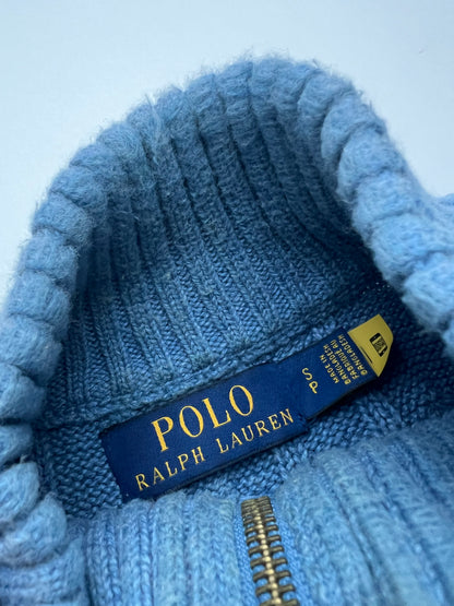 Ralph Lauren Pullover Sweater Knit  1/4 Zipper Vintage (M)
