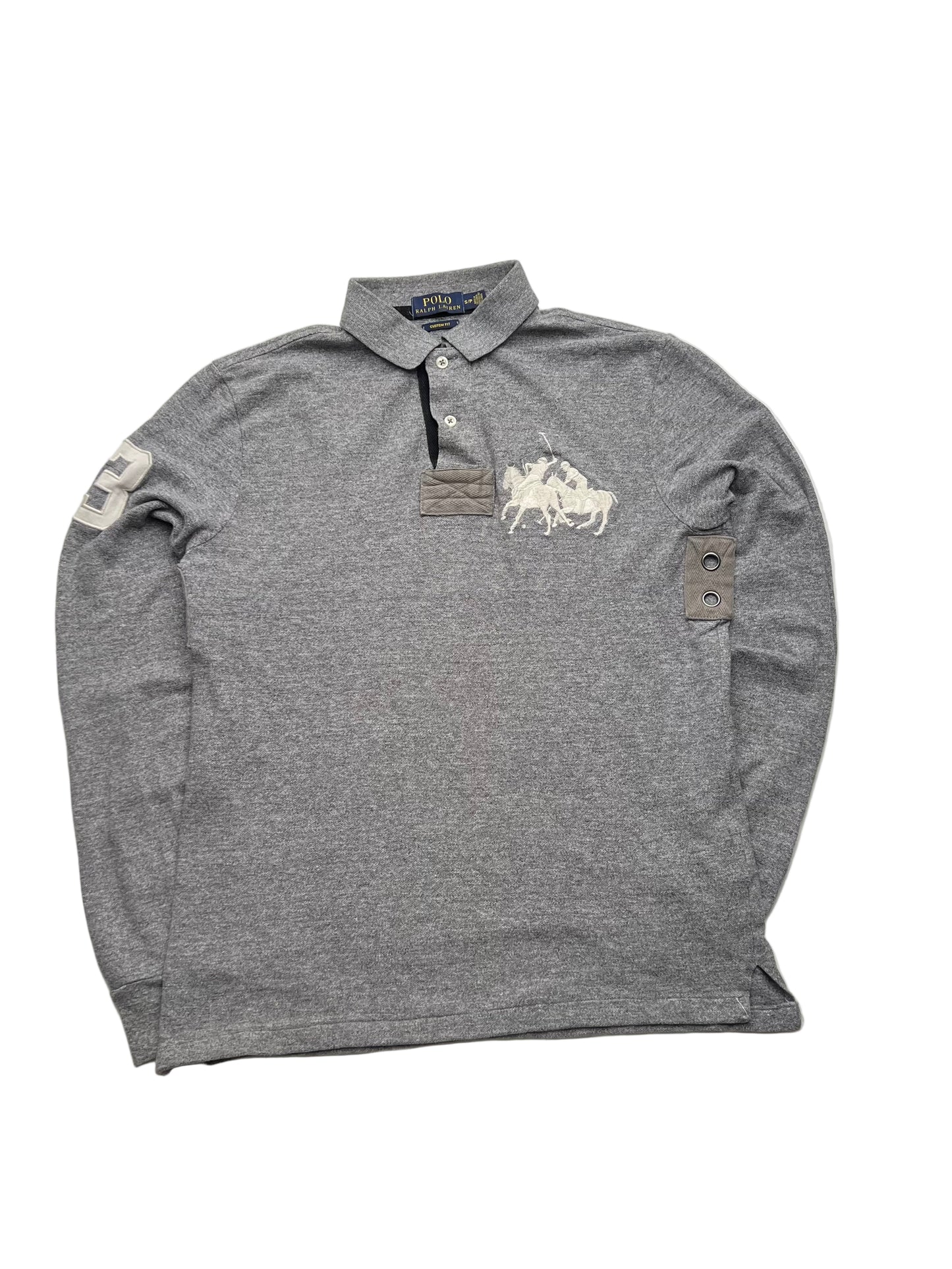 Ralph Lauren Polohemd Longsleeve mit großem Logo/Big Pony Chief (S)