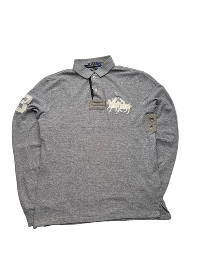 Ralph Lauren Polohemd Longsleeve mit großem Logo/Big Pony Chief (S)