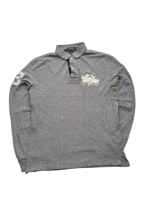 Ralph Lauren Polohemd Longsleeve mit großem Logo/Big Pony Chief (S)