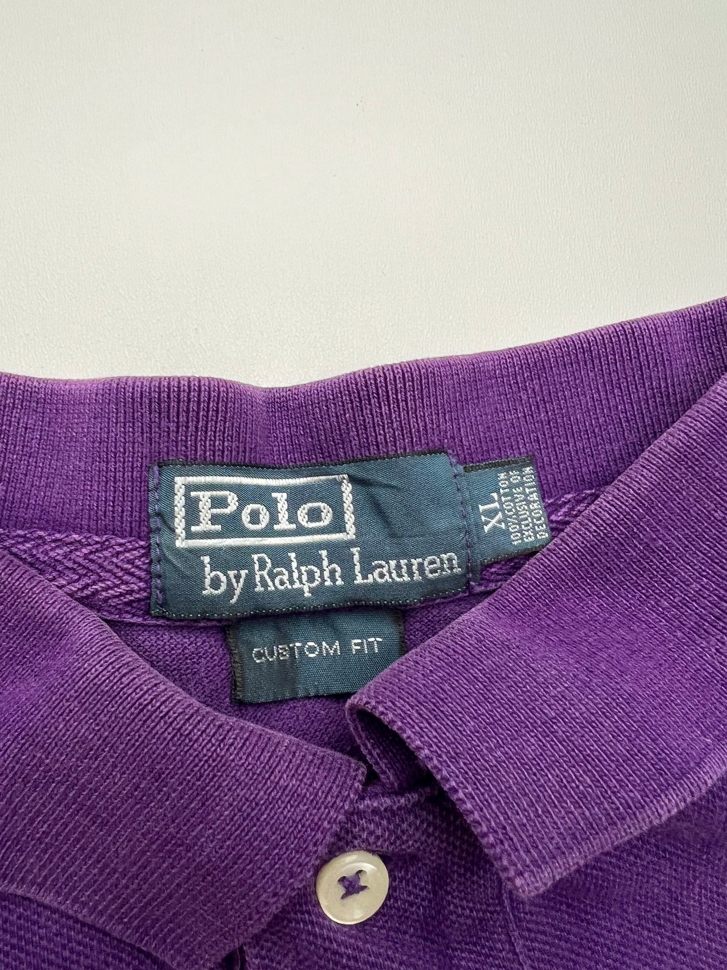 Ralph Lauren Polohemd Longsleeve mit großem Logo/Big Pony Chief (XL)