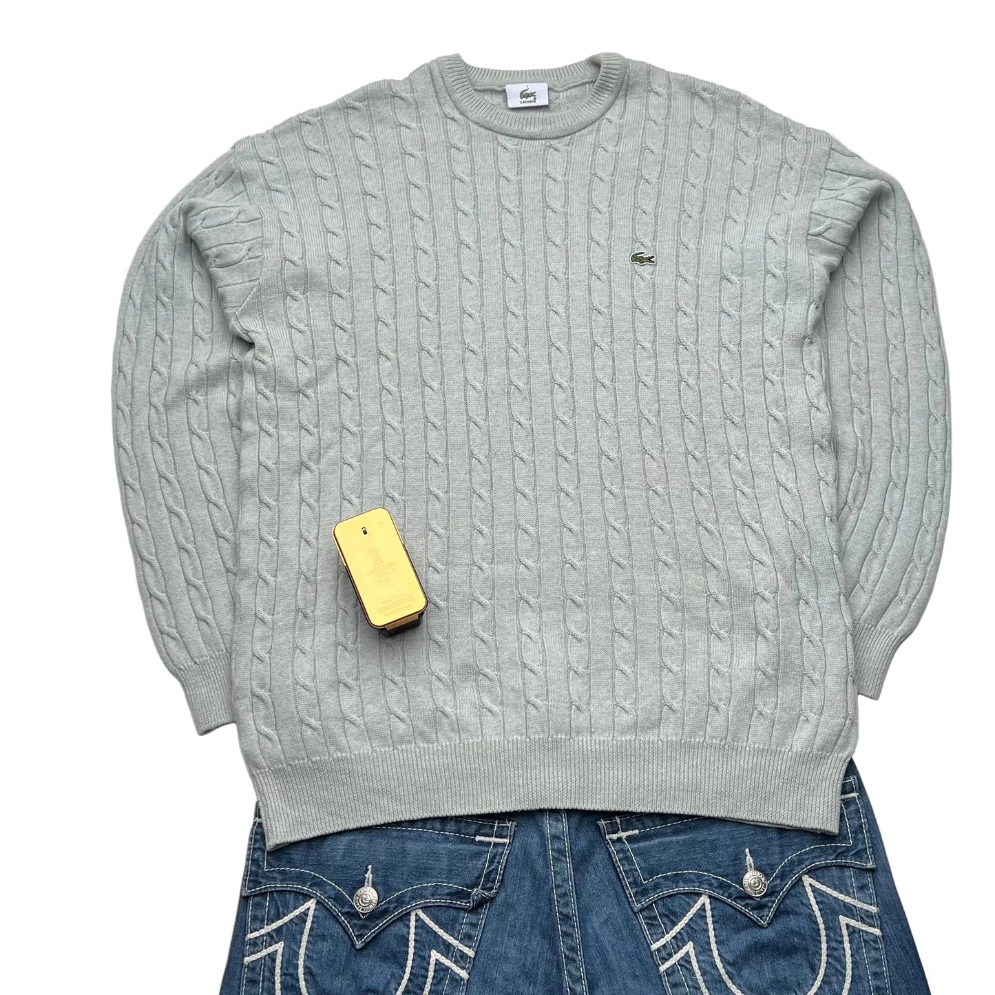 Lacoste Pullover Sweater Knit Vintage (L)