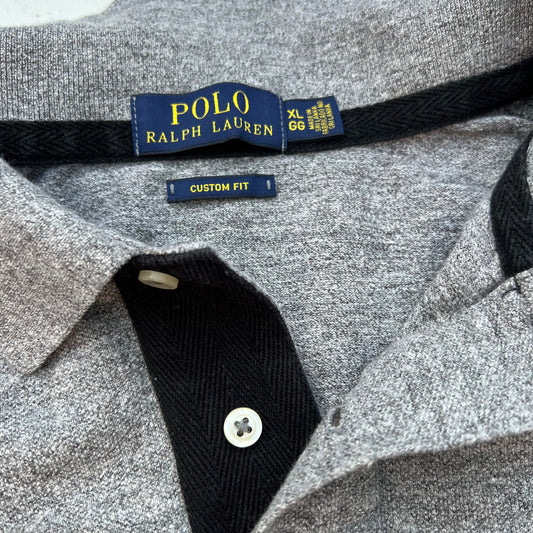 Ralph Lauren Polohemd Longsleeve mit großem Logo/Big Pony Chief (XL)