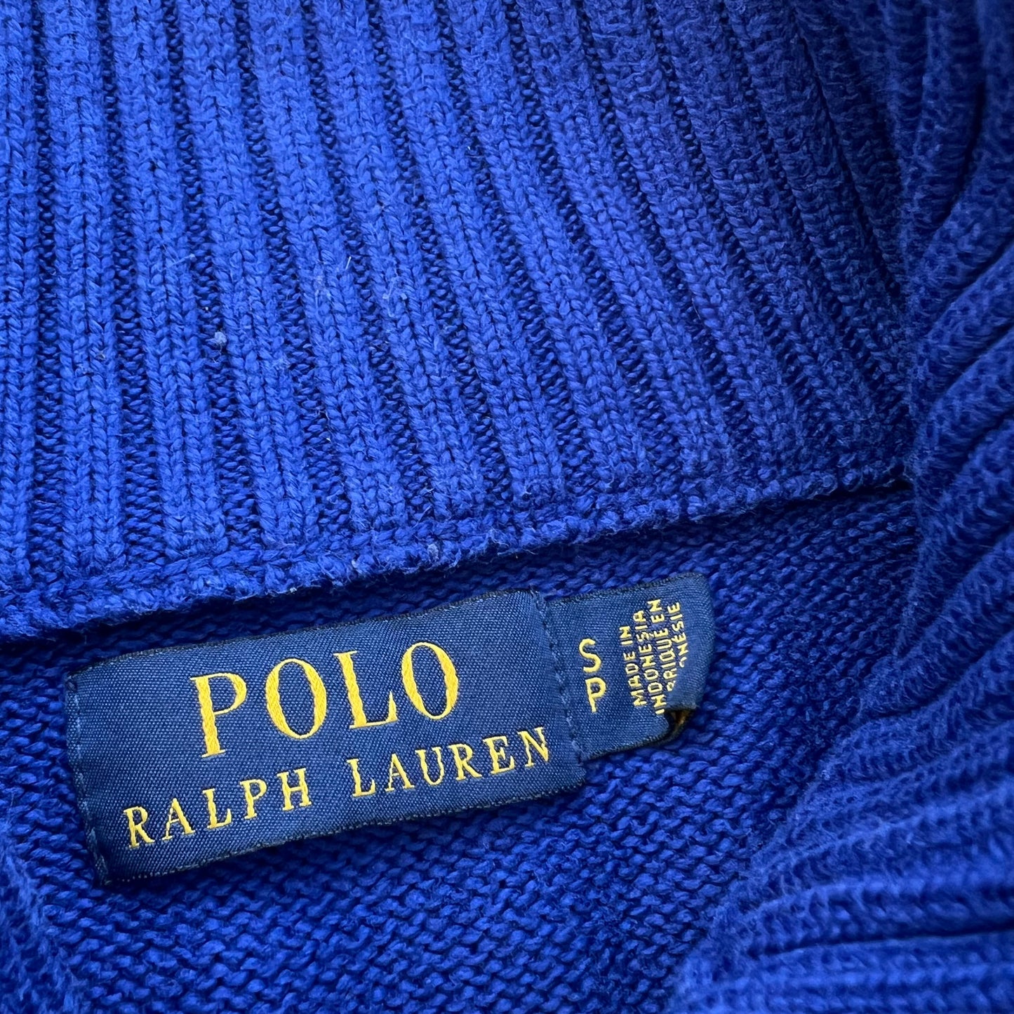 Ralph Lauren Sweater 1/4 Zipper mit Knöpfen(S)
