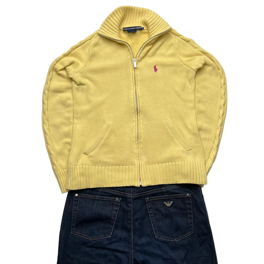 Ralph Lauren Zipper Vintage gelb (XS)