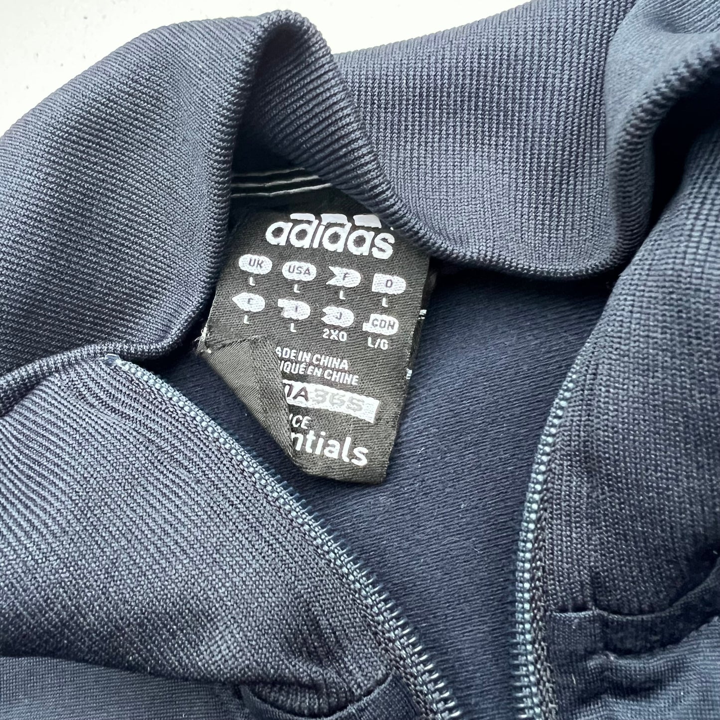 Tracksuit Trainingsanzug Vintage Adidas Baggy Open Leg (L)