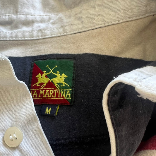 La Martina Polohemd Longsleeve gestreift (M)