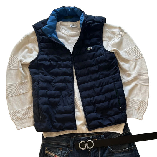 Lacoste Weste in blau (M)