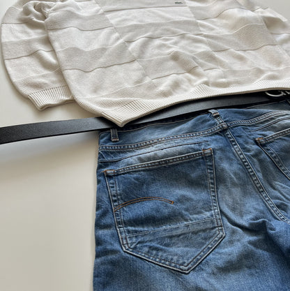 G-Star Jeans  Jeans Vintage Straight Leg in blau 32/36 (L)