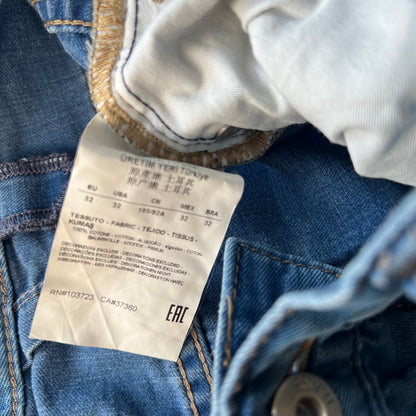Armani Jeans  Jeans Vintage Straight Leg in Blau 32 (M)