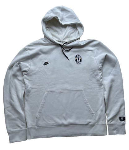 Juventus Nike Pullover Hoodie Vintage Weiss (L)