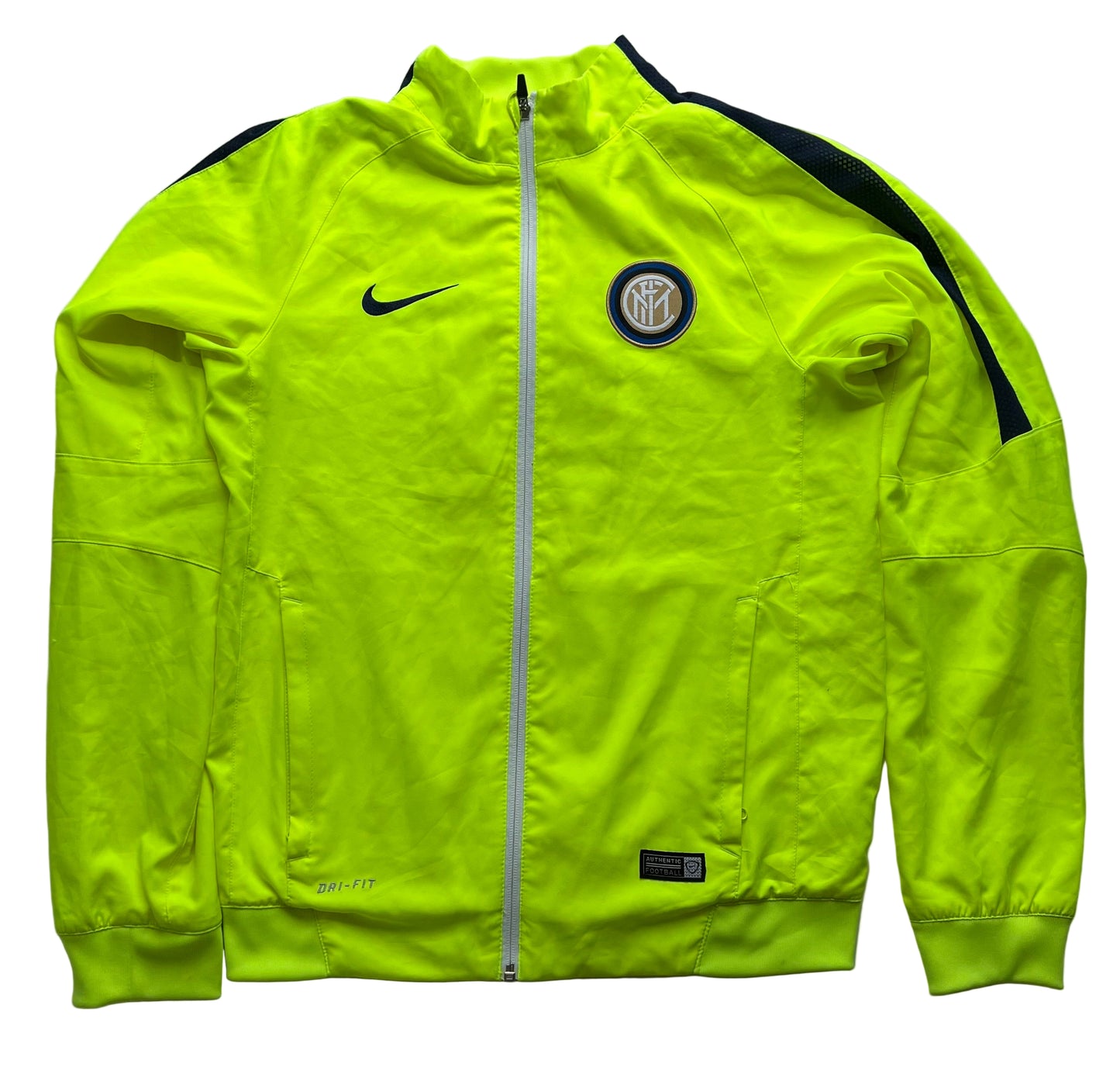 Inter Mailand Nike Trainingsjacke, Trackjacket Vintage Gelb (S)