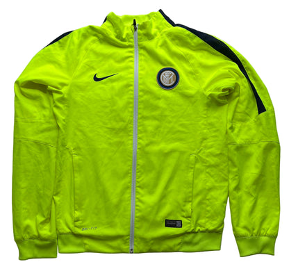 Inter Mailand Nike Trainingsjacke, Trackjacket Vintage Gelb (S)