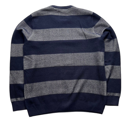 Lacoste Pullover Vintage Sweater Blau gestreift (M)