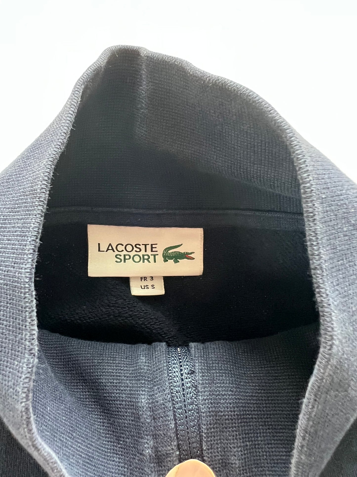 Lacoste Pullover Sweater/Zipper Blau (S)