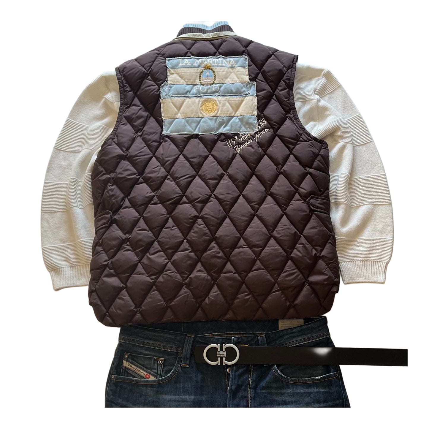 La Martina Weste in braun (L)